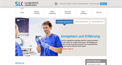 Desktop Screenshot of klinik-loewenstein.de